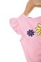 6-9-12-18-24 Months Baby Set Summer Floral Printed Short Meat - 4