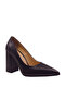 Hobby/Disparita 25305 Thick Heeled Genuine Leather Stiletto - 2