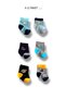 Ki̇ndo Baby Sportswear Company 6 Pairs Space & Sailor Patterned Baby Socks