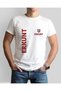 Erkunt Tractor Printed Zero Collar T-Shirt -TM2035