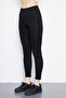 Combed Cotton Children's Tights Black