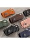 Ibiza Navy Blue Genuine Leather Unisex Keychain with Bottle Opener for Women and Men - 6