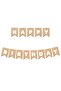 Retro Brown Bear Birthday Set - Balloons and Banner 4 Years Old - 2