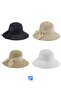 Short Brim Luxury Hat for Women 57-58 cm (There Is a Narrowing Rope Inside) - 2