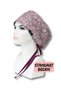 Standard Size Lilac Flower Garden Surgical Bonnet Doctor Nurse Healthcare Hospital Bonnet