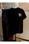 Popay Graphic Print T-Shirt, 100%, Comfortable Loose Fit, Knitted Fabric, Alphabet Pattern, Summer T-Shirt - 2