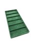 Domestic Production Lefkoşa Model Suede Fabric Green Color 38 cm / 19 cm Glasses Display Drawer Stand - 3
