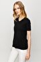 Women's V-Neck Camisole Cotton T-shirt Black