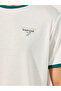 Slogan Print Round Neck T-Shirt and Shorts Pyjama Set - 3