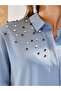 Embellished Spread Collar Regular Fit Shirt - 4