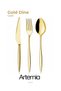 Gold Dine Set of 6 Dessert Forks |   Gold |   18/10 Stainless Steel - 2