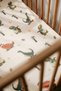 60X120 cm Baby Crib, Park Bed Elastic Sheet Set - Dinosaurs - 5