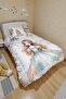 Gold Crown Princess Patterned Single Duvet and Pillowcase - 3