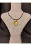 🔸   Natural Yellow Quartz Stone Heart Pendant – Stone of Luck and Energy 🔸