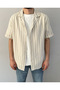 New season summer short sleeve linen cotton men's shirt - 2