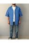 New Season Summer Short Sleeve Striped Linen Men's Shirt