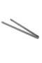 Gray Silicone Tongs 29 Cm, Burn-Resistant, for Kitchen and Barbecue