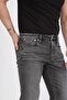 Men's Logo 5-Pocket Denim Black Jeans - 4