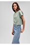 Green Crop T-Shirt - Short Cut168220-71477 - 2