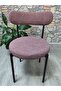 Teddy Chair Cover Kitchen Living Room Cafe Restaurant Chair Cover Wooden Bark Pattern - 5