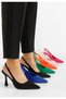 Slingback Anabela Bej - 7