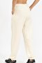 Wool Slim Women's Sweatpants Beige - 3