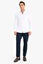 Slim Fit Slim Fit Polo Neck Textured Long Sleeve Shirt T2066Az25Sp - 2