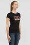 Women's Crew Neck T-Shirt Black - 3