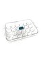 24 Egg Capacity Stackable Clear Egg Holder with Lid for Refrigerator Egg Storage - 2