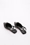 6006 Women's Back-Tie Ballerinas with Metal Accessories - 3
