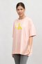 Iconic Monologo Women's Crew Neck T-Shirt Pink - 2