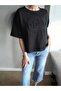 Mold Print Detail Smile T-Shirt - 2