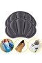 Anti-Shock Anti-Shock Black Cloth Pad, Adhesive Padded Heel Back Protection Insoles, - 3