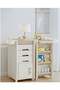 Baby Supplies Storage Stroller Shelves, Mobile Nursery Organizer for Newborn Essentials - 6