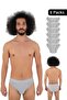 Men's Slip Panties Boxer Waist Lycra in 6-Piece Premium Box