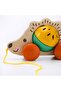 UPPSTÅ Pull toy, hedgehog/multicolour - 5