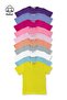 Girl Boy Child Set of 10 Basic Design Plain Short Sleeve Top T-Shirt