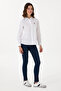 Women's White Long Sleeve Basic Shirt 50298089-Vr013 - 4