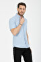 Men's Short Sleeve Slim Fit Knitted Shirt 2583 - 4