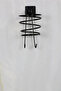 Black Square Blow Dryer Hanger Hair Dryer Holder Adhesive - 3