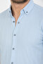 Men's Short Sleeve Slim Fit Knitted Shirt 2583 - 2