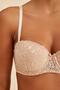 Amy Ten Lace Bra- Unpadded, Underwire and Shaping / Sculpting Strapless - 4