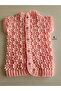 Marsela Hand Knitted Floral Baby Vest