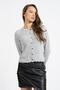 Women's Virka Openwork Thin Knitwear Cardigan Gray - 5