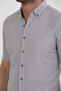 Men's Short Sleeve Slim Fit Summer Knitted Shirt 2515 - 2