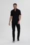 Men's Short Sleeve Slim Fit Summer Knitted Shirt 2515 - 3