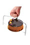 Pastry Plastering Spatula Steel Spatula Dough Scraper Cake Mold Pastry and Cake Cutting Wire Set of 4 Bhl - 3