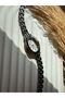 Retro Minimal Straw Cord Vintage Women's Wristwatch - 3