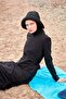 Full Covered Parachute Black Hijab Swimsuit - M2415 - 5