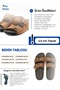 Delhi 4 Seasons Anatomical Sole Double Buckle Adjustable Men's Slippers 5002 - 5